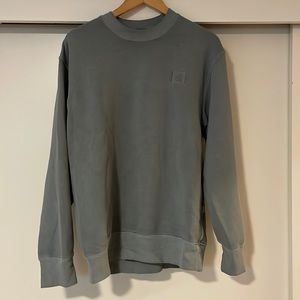 Carhartt sage green sweatshirt with embroidered logo